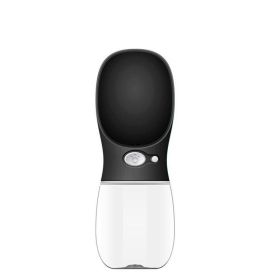 Pet Water Cup Outdoor Portable Water Bottle (Color: black, style: 350ML)